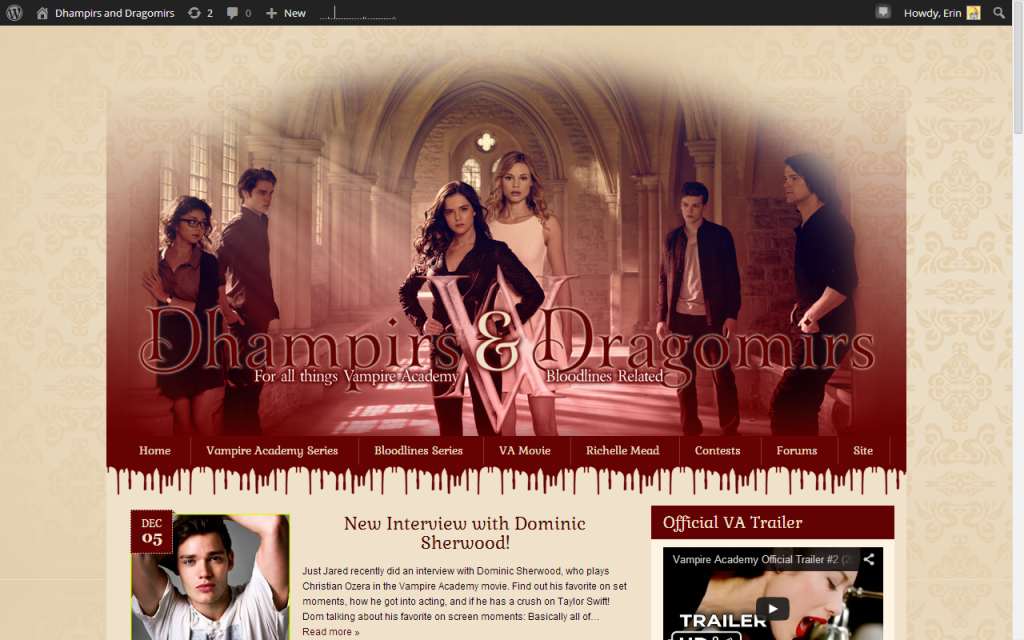 Vampire Academy Fan Site